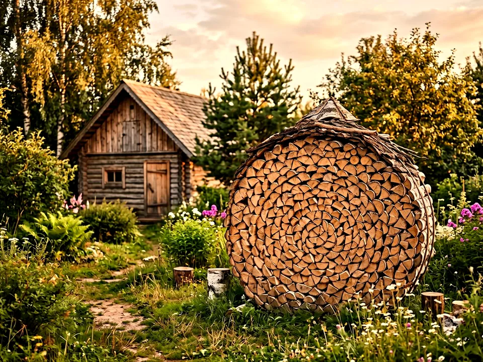 Дуб + укладка в дровник, Развилка, проезд Солнечная, 6В